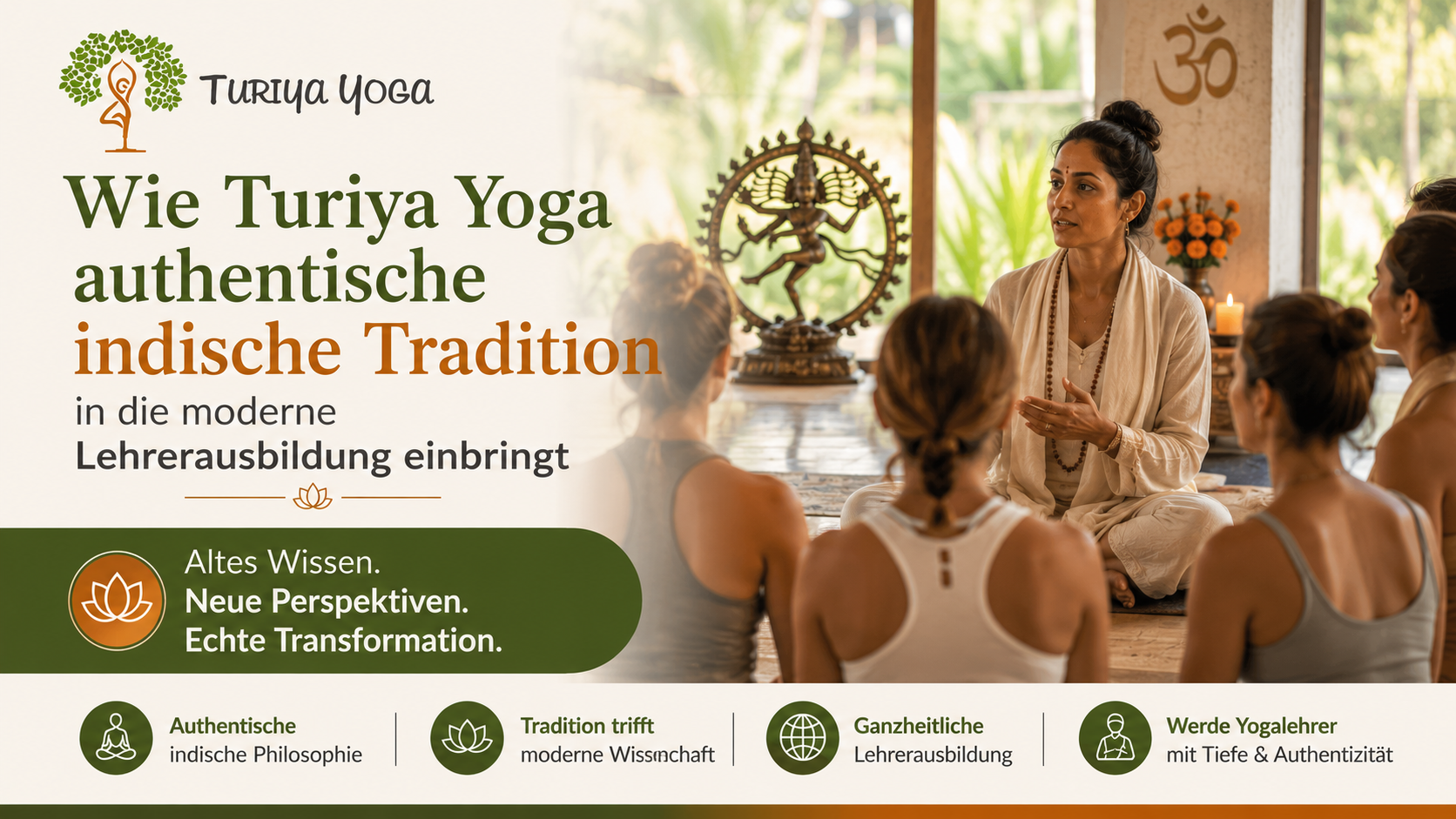 Wie Turiya Yoga authentische indische Tradition in die moderne Lehrerausbildung einbringt