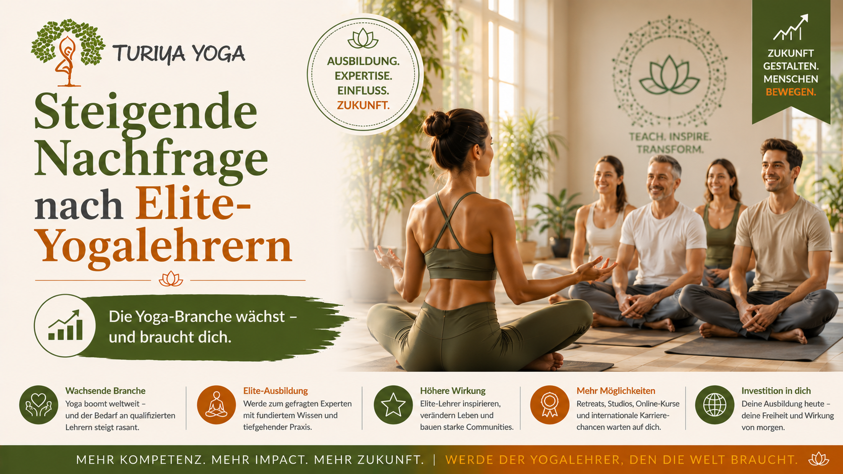 Steigende Nachfrage nach Elite-Yogalehrern