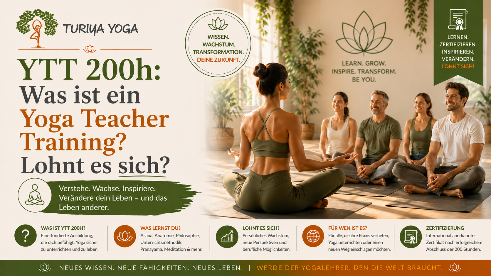 YTT 200h: Was ist ein Yoga Teacher Training und lohnt es sich wirklich?
